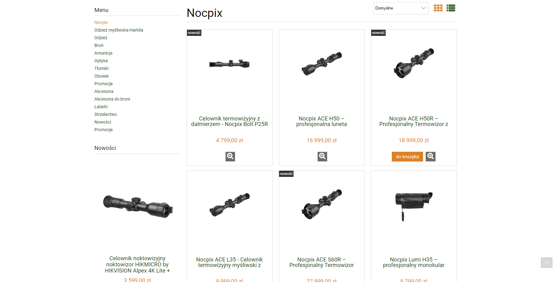 Jak dobrać urządzenie Nocpix do warunków terenowych?  Poradnik