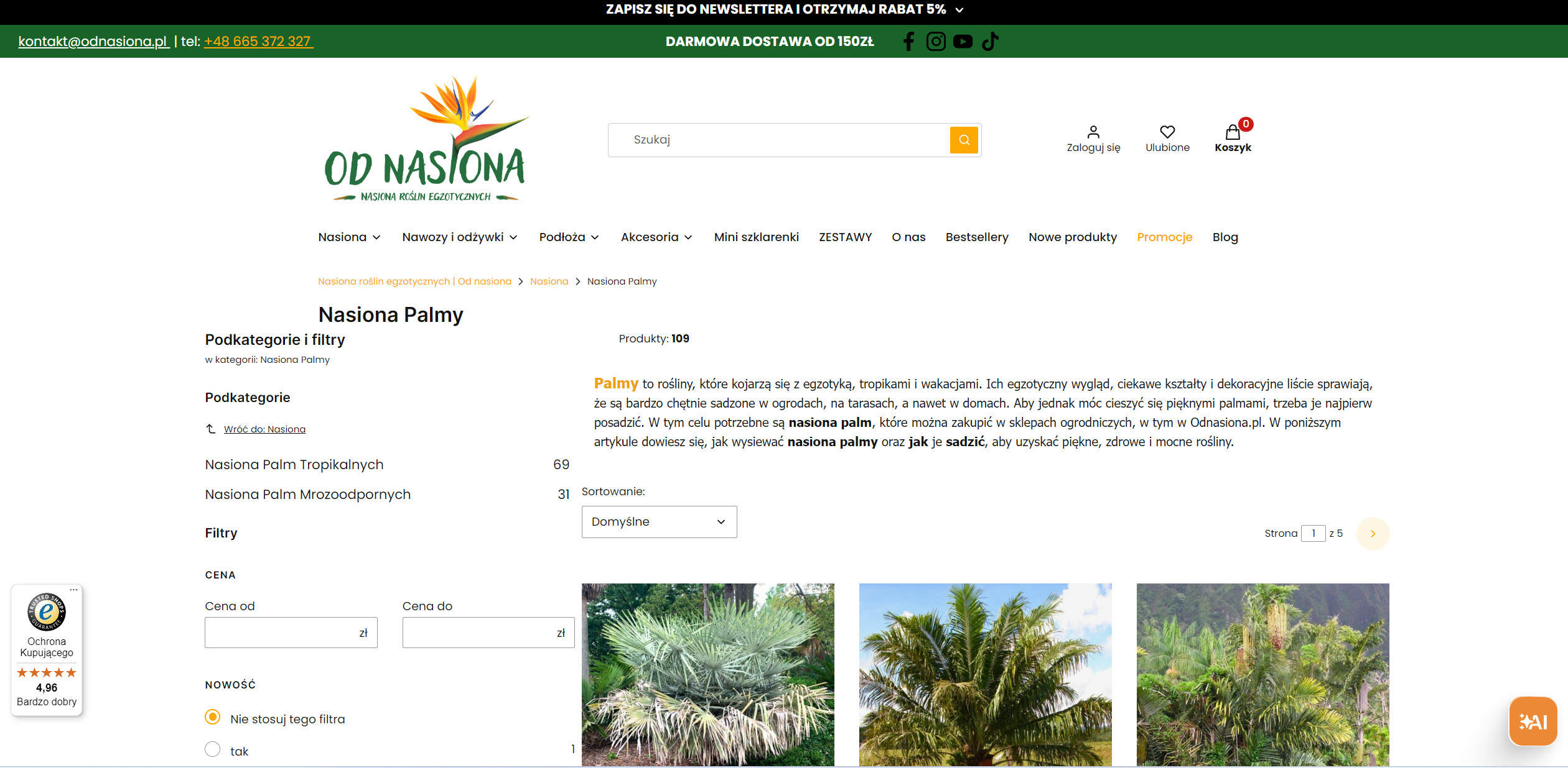 Najpiękniejsze gatunki palm do hodowli w doniczce - które nasiona warto wybrać?