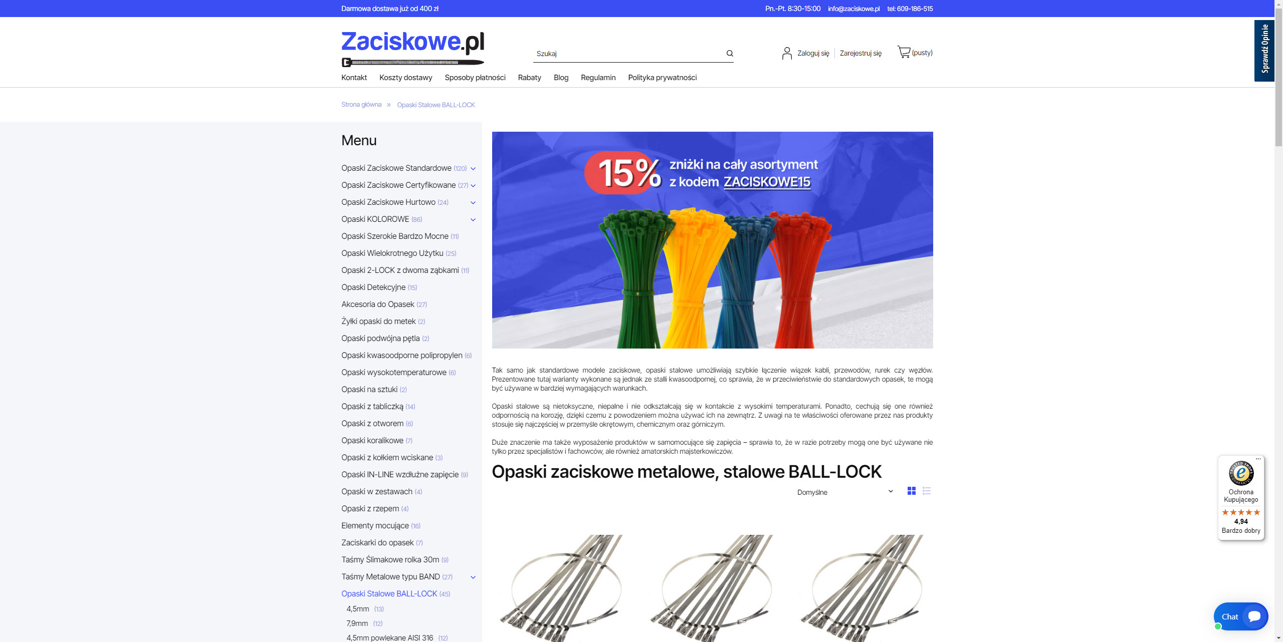 Opaski zaciskowe metalowe w instalacjach przemysłowych - realne zastosowania w trudnych warunkach