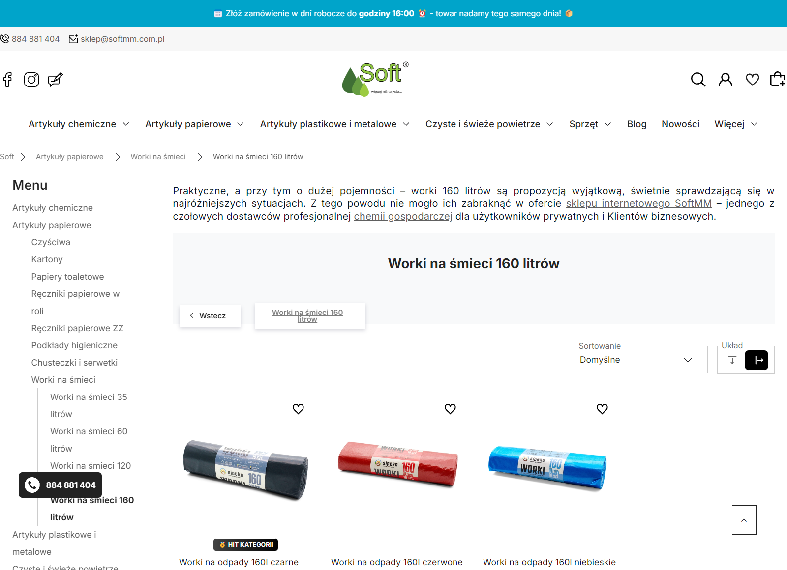 Do czego sprawdzają się worki na śmieci 160 l?