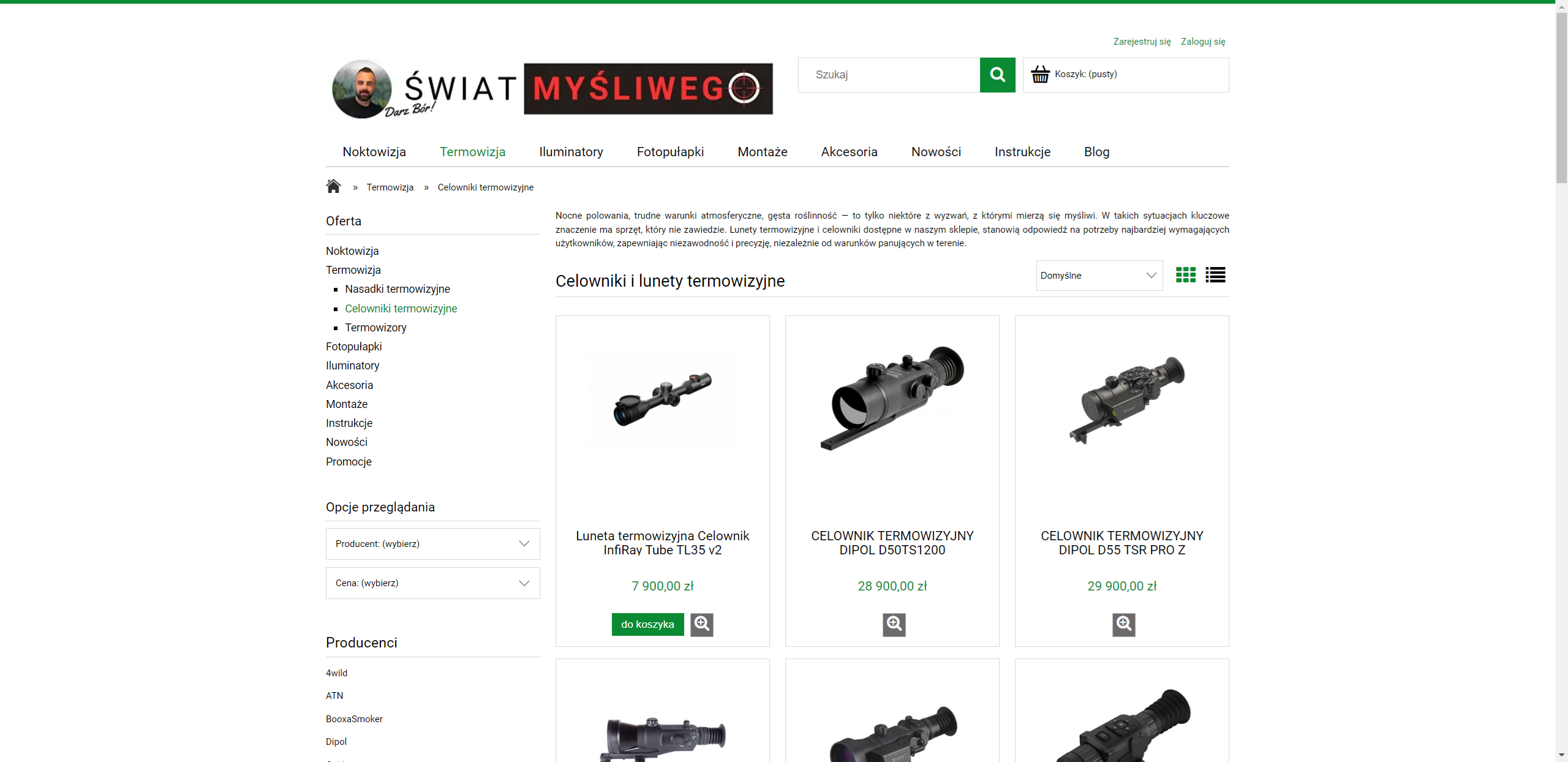 Jak wybrać lunety termowizyjne do polowania? Kluczowe parametry, które warto porównać przed zakupem