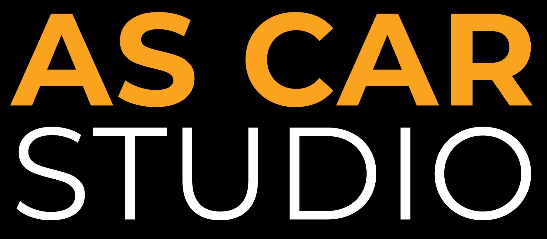 Logo Studio detailingu AS CAR STUDIO