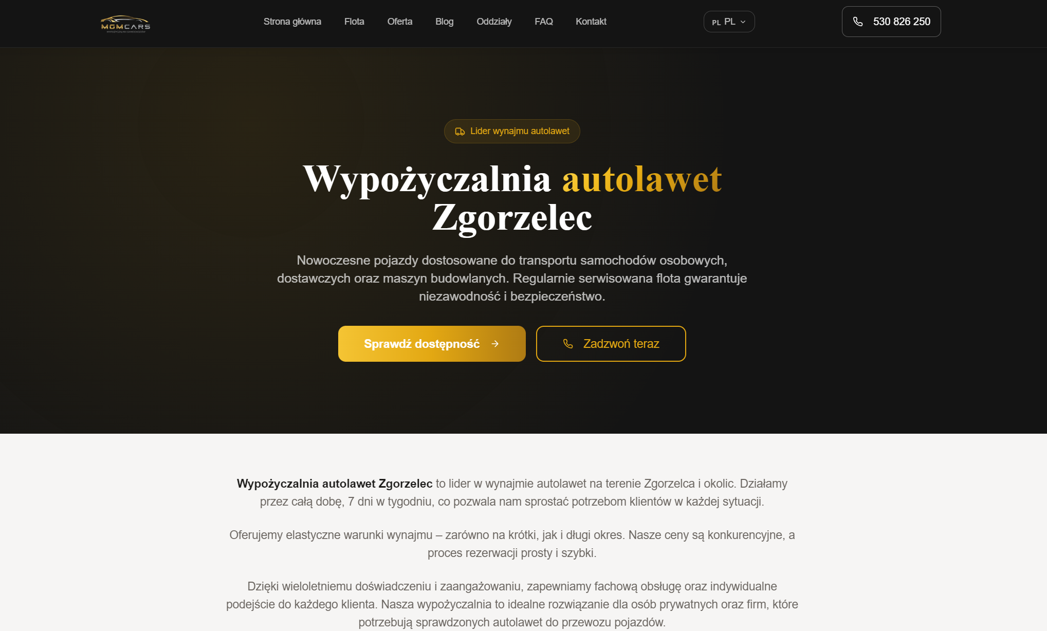 Jak bezpiecznie przetransportować niesprawny samochód na lawecie?
