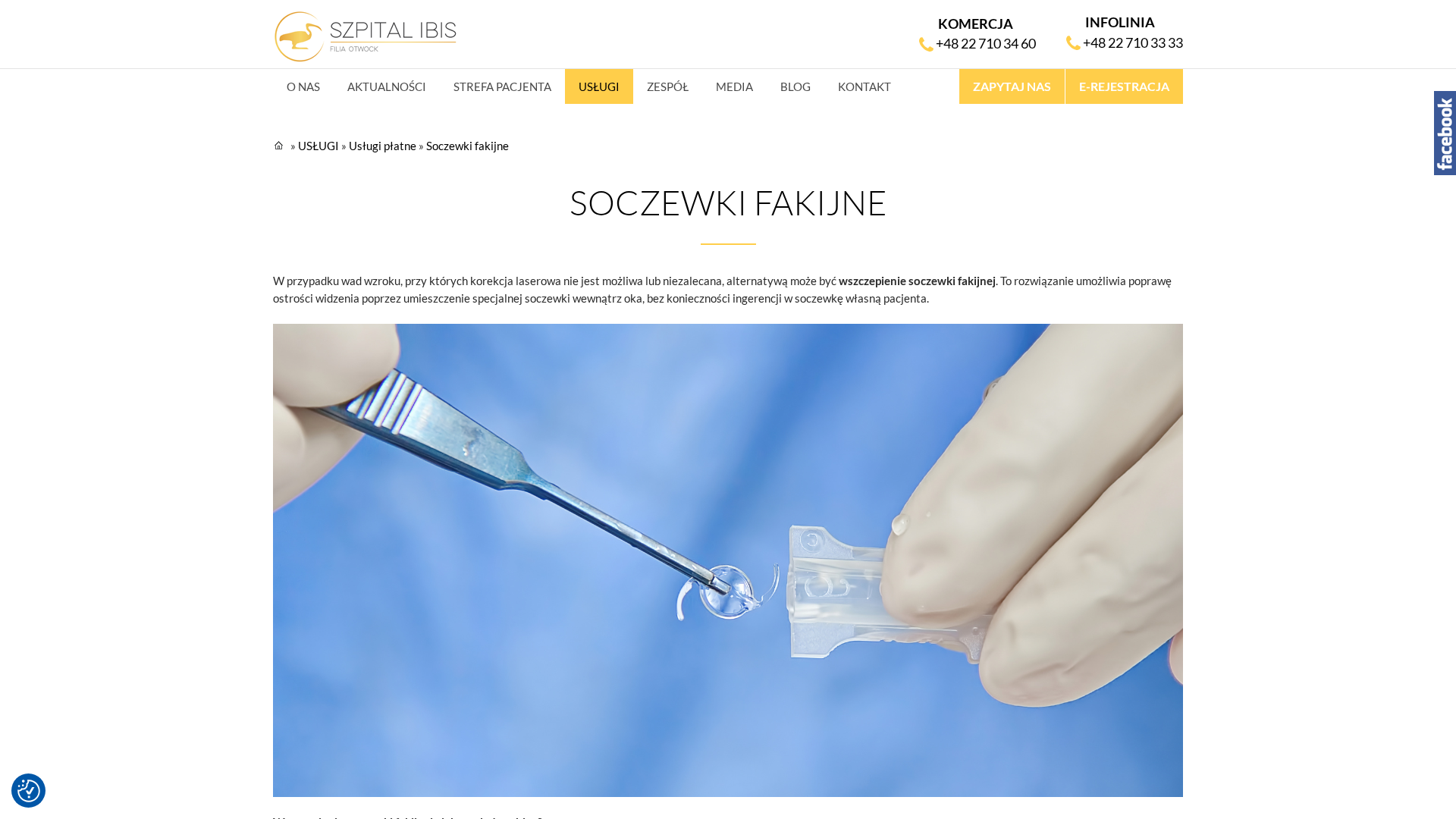 Jakie wady wzroku można korygować za pomocą soczewek fakijnych?