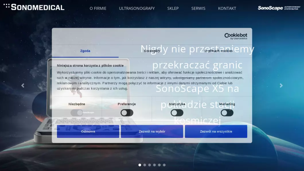 Zrzut ekranu strony