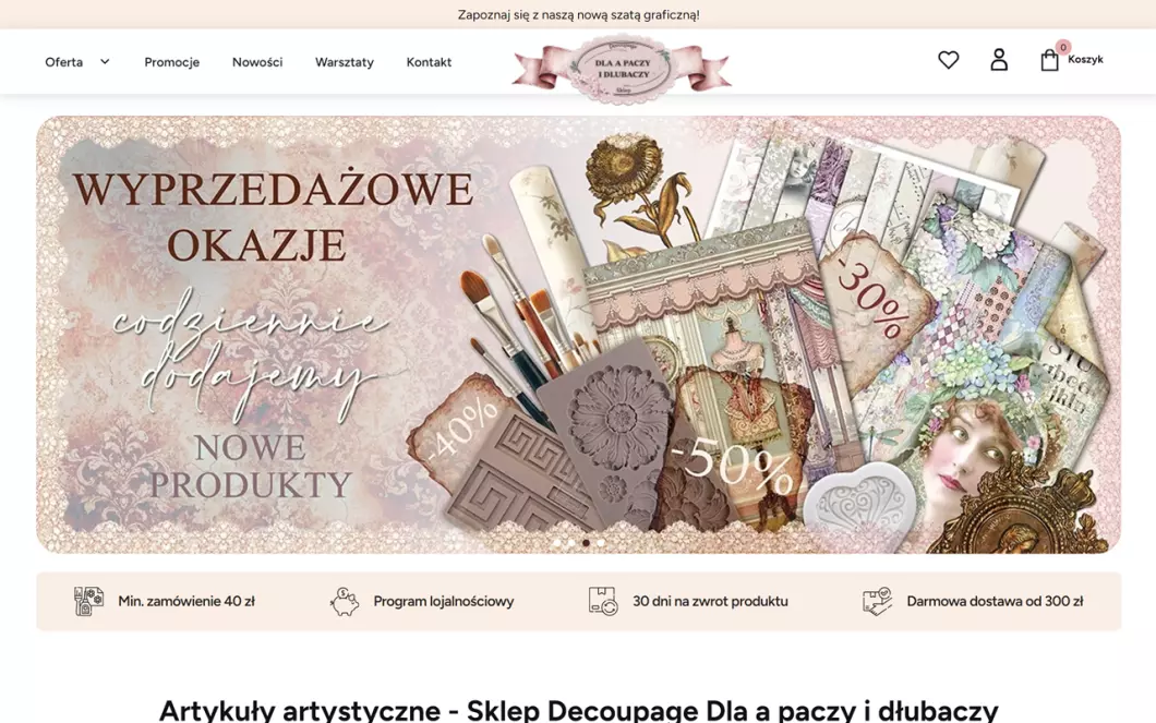 Zrzut ekranu strony